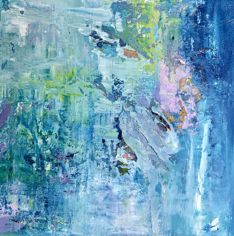 Carmela Martin , Spring is in the Air Oil, 8 x 8 in. $300