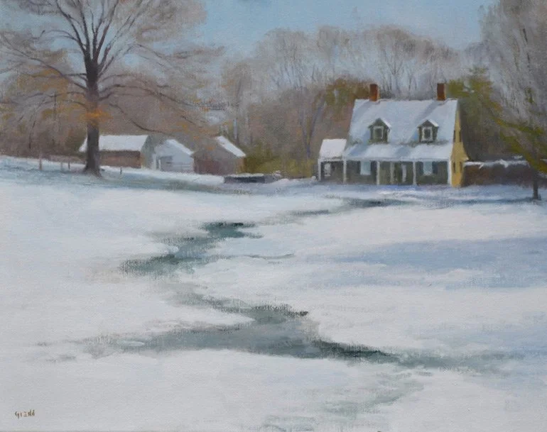 Rich Giedd , January Thaw Oil on canvas, 16 x 20 in. $2,000