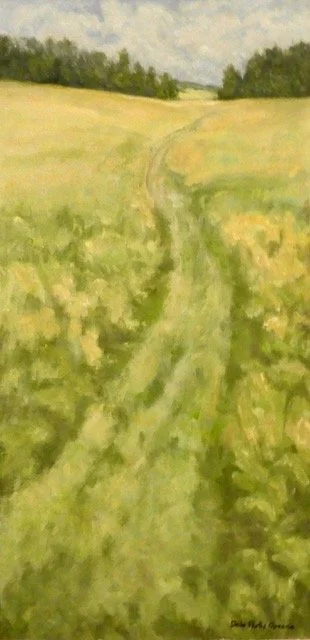   Dale Partis Greene ,  Springtime  Oil on Canvas, 24 x 12 in.  $800  