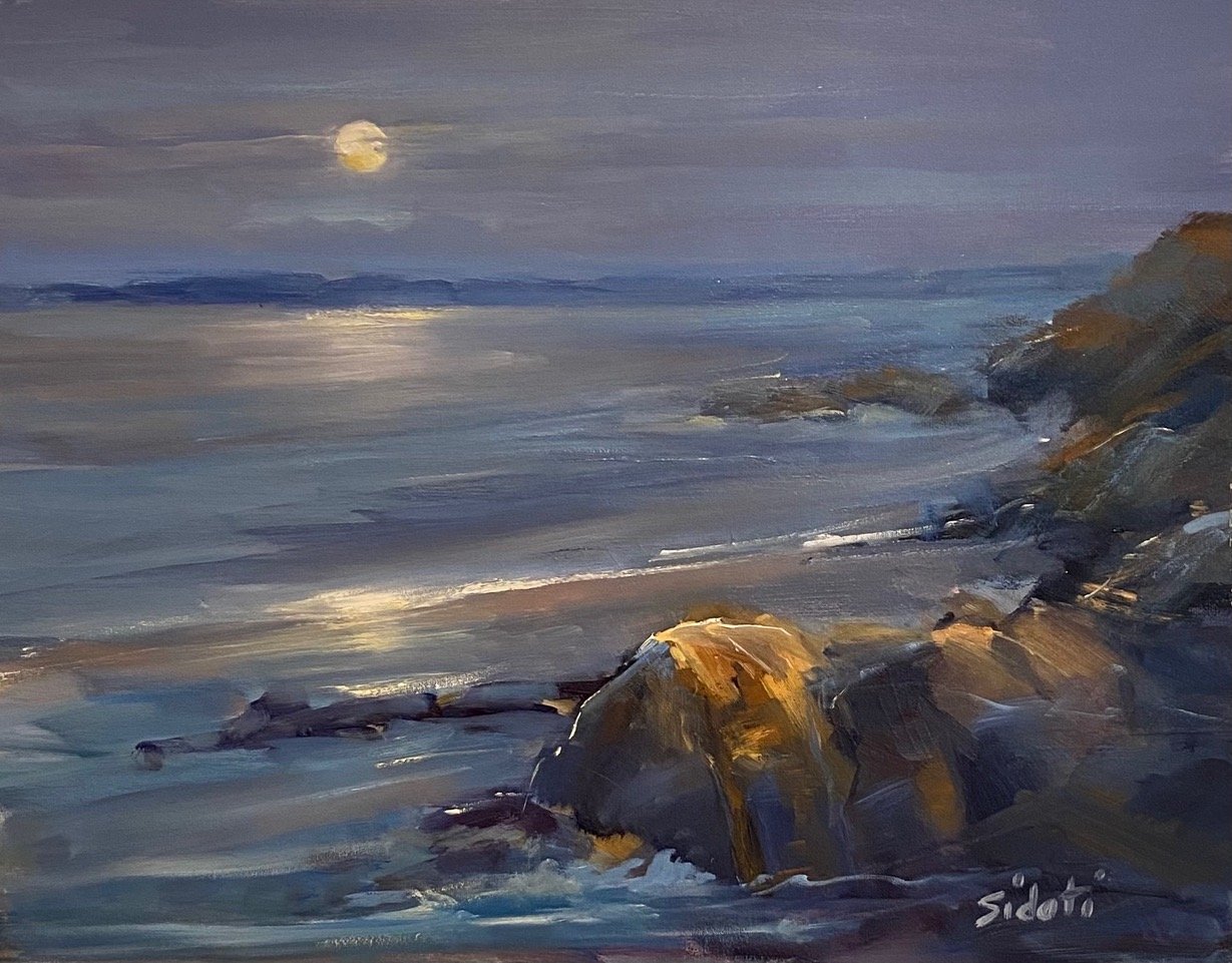   Rosalie Sidoti ,  Moonstruck  Oil, 11 x 14 in.  $1,400  