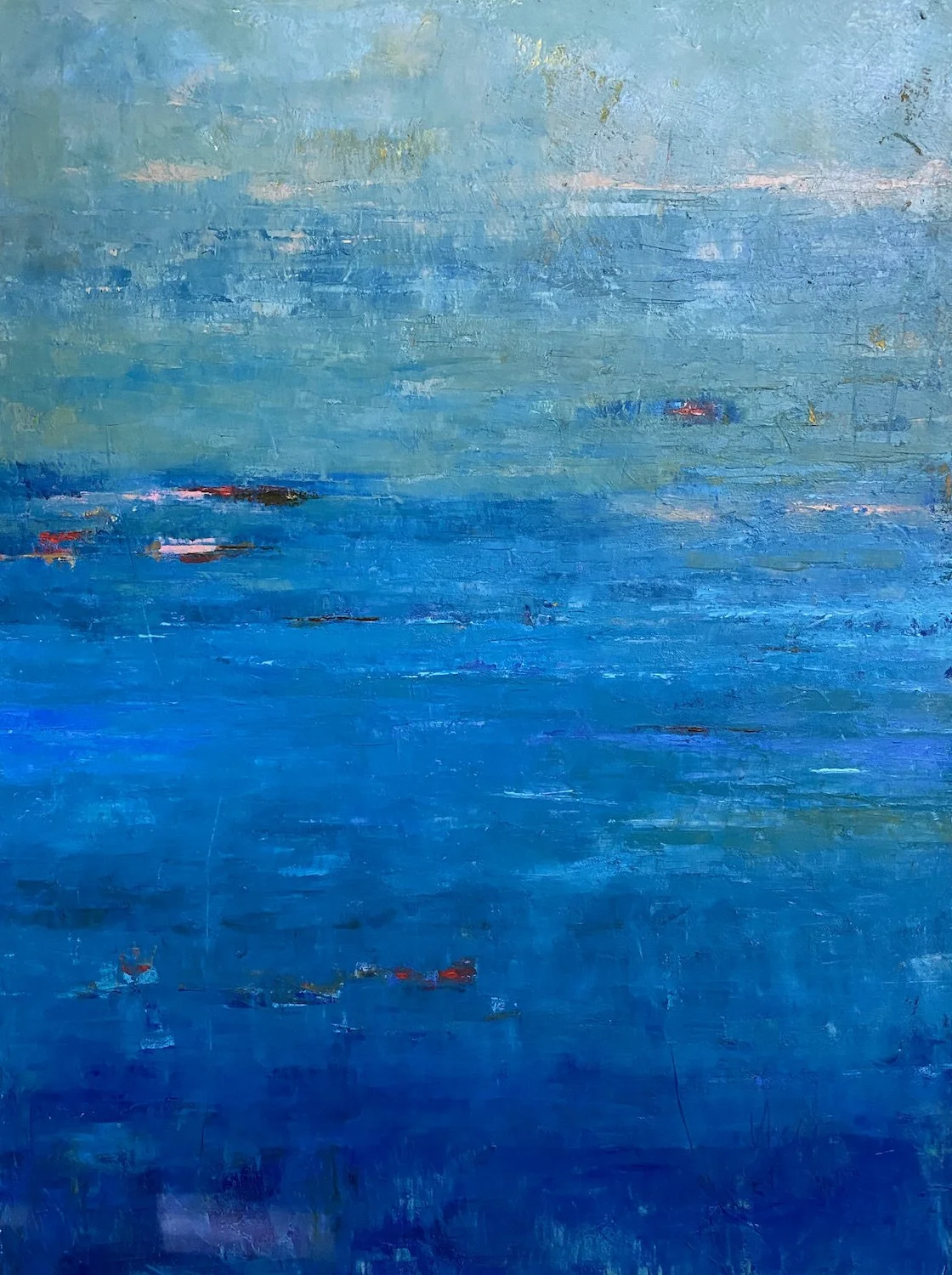 Nella Lush , Strati XX Oil, 48 x 36 in. $8,000 ART SUPPLIES WHOLESALE AWARD for an experimental work of art (painting, graphics or sculpture)