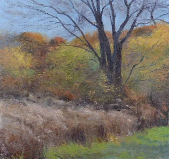 Richaerd Giedd , Come Autumn Oil, 14 x 14 in. $800