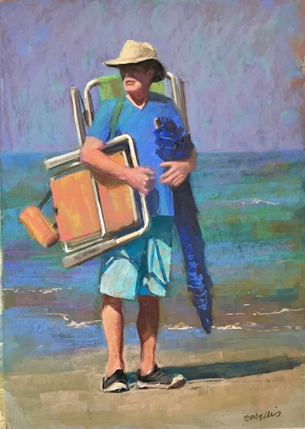 Susan Ellis , Where To Pastel, 20 x 14 in. $800