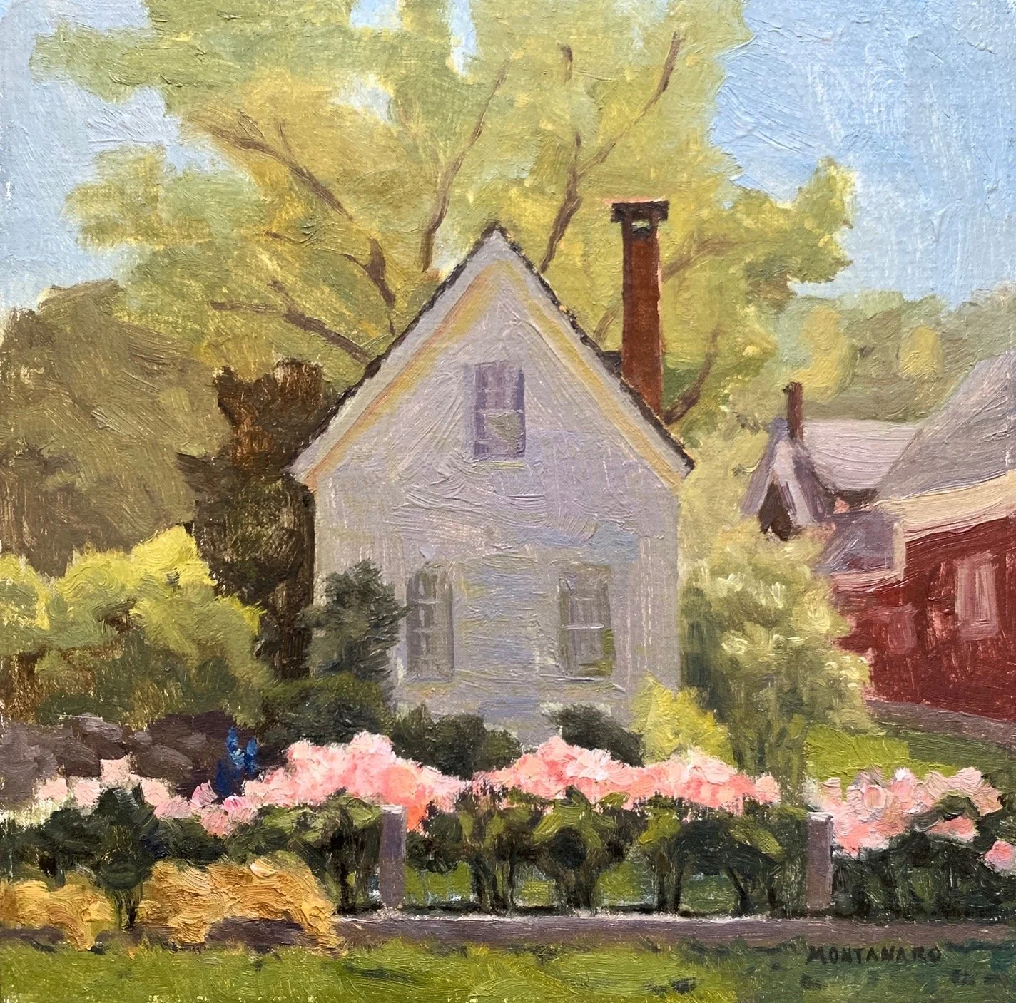 Todd Montanaro , South End Cottage Oil on canvas, 10 x 10, in. $950