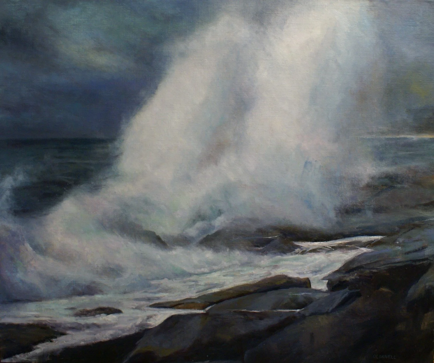 Mary Rose O’Connell , Tempest Oil, 30 x 36 in. $3,600