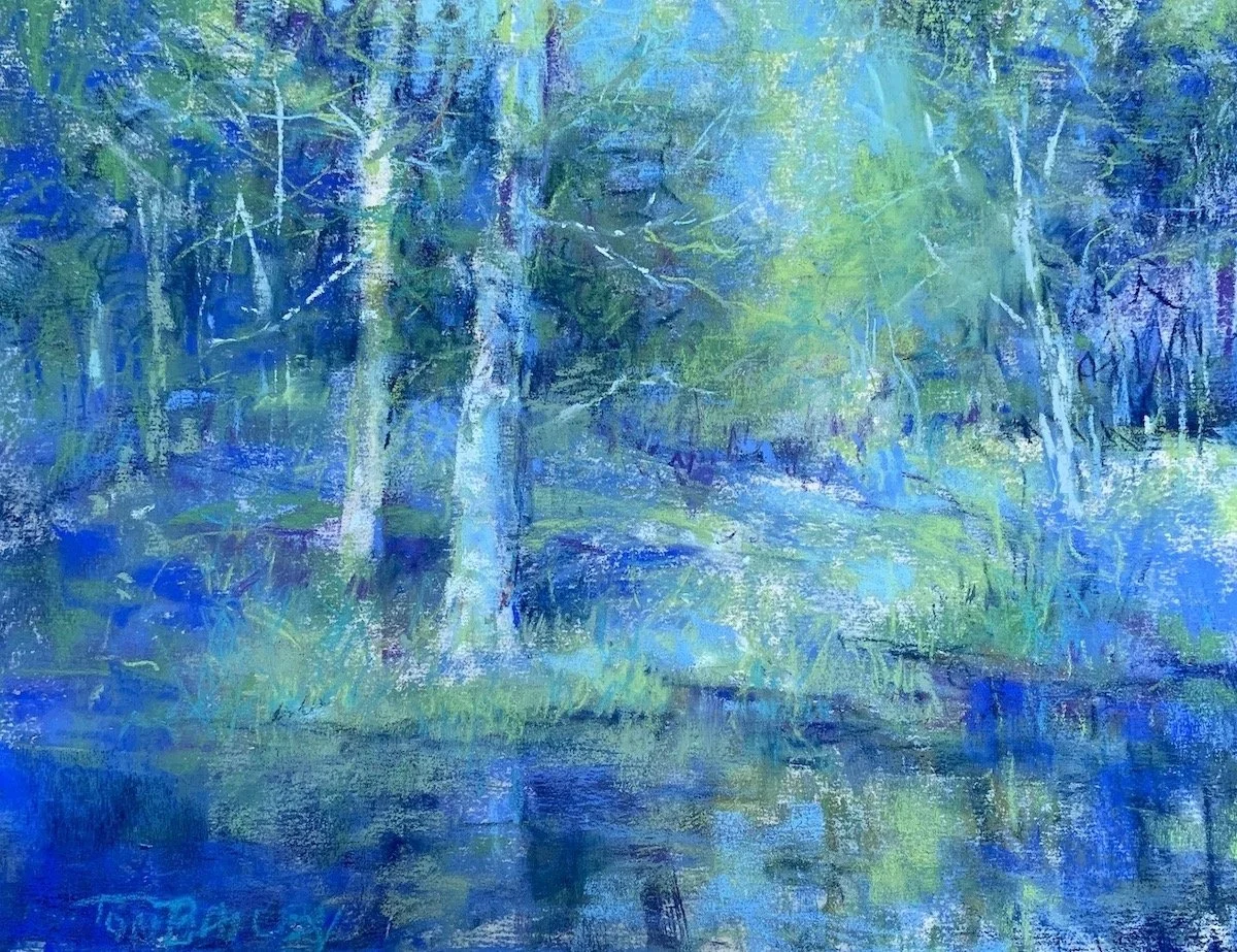 Tom Bailey , Cool And Collected Pastel, 9 x 12 in. SOLD