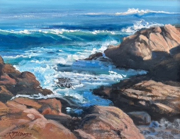 KT Morse , On the Rocks Oil on canvas, 11 x 14 in. $1,200
