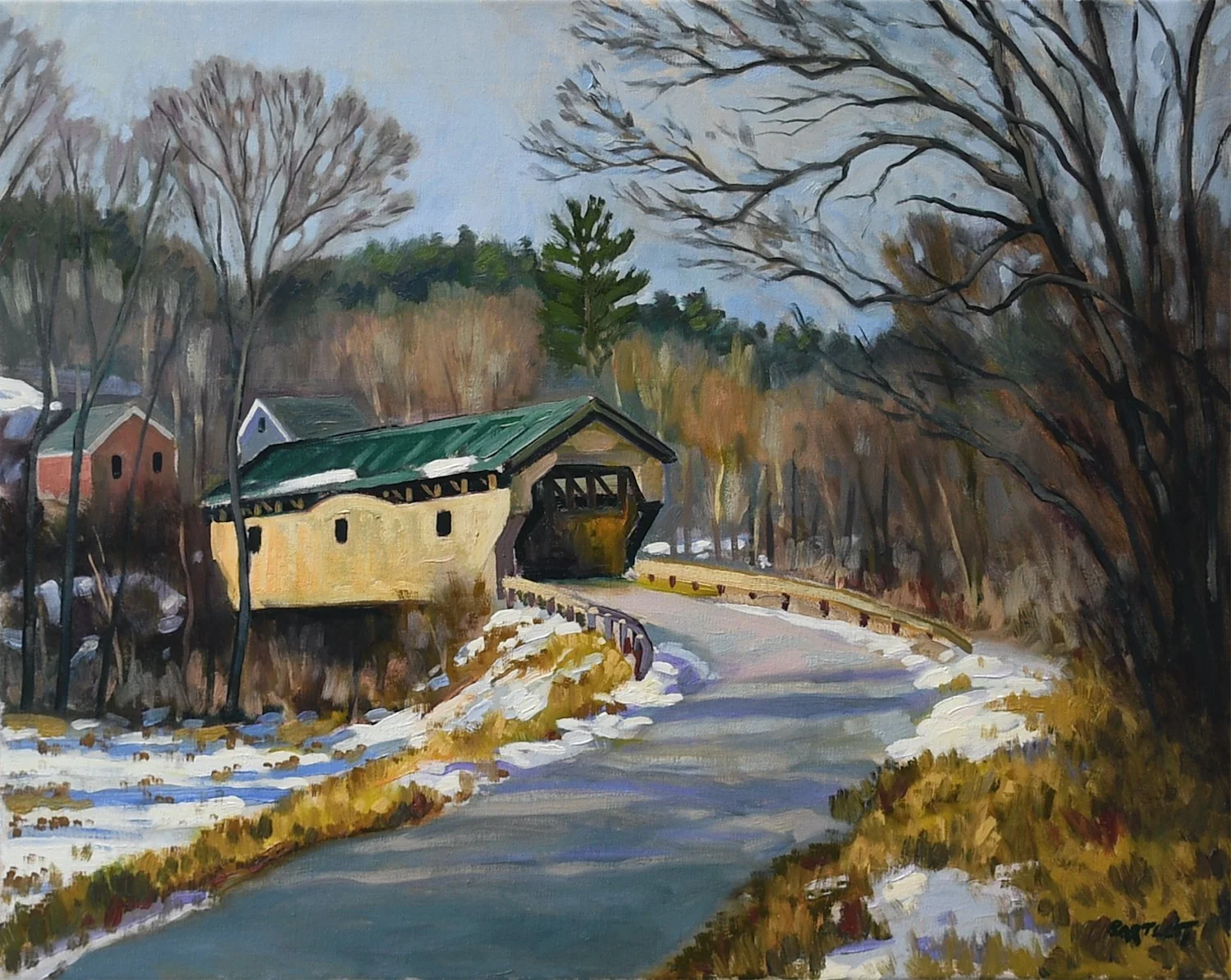   HarleyBartlett ,  Last of the Snow  Oil, 16 x 20 in.  $4,500  