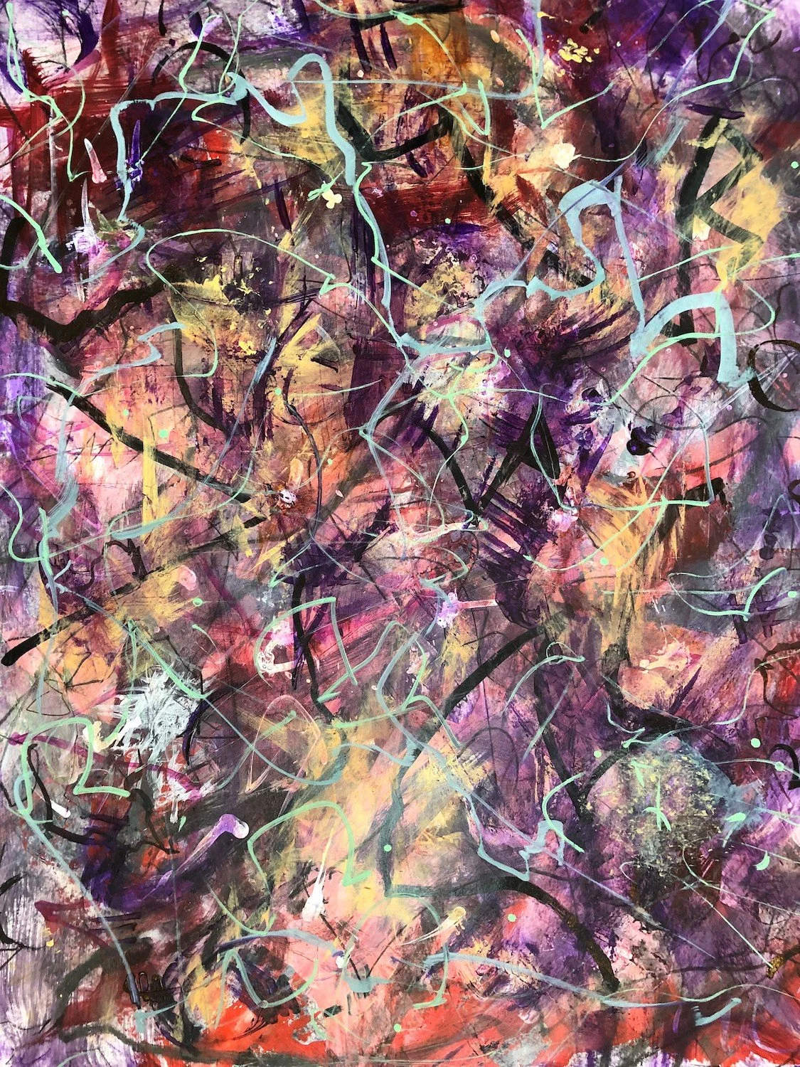   Cheryl Dyment ,  Finding the Light  Mixed media, 24 x 18 in.  $1,100  