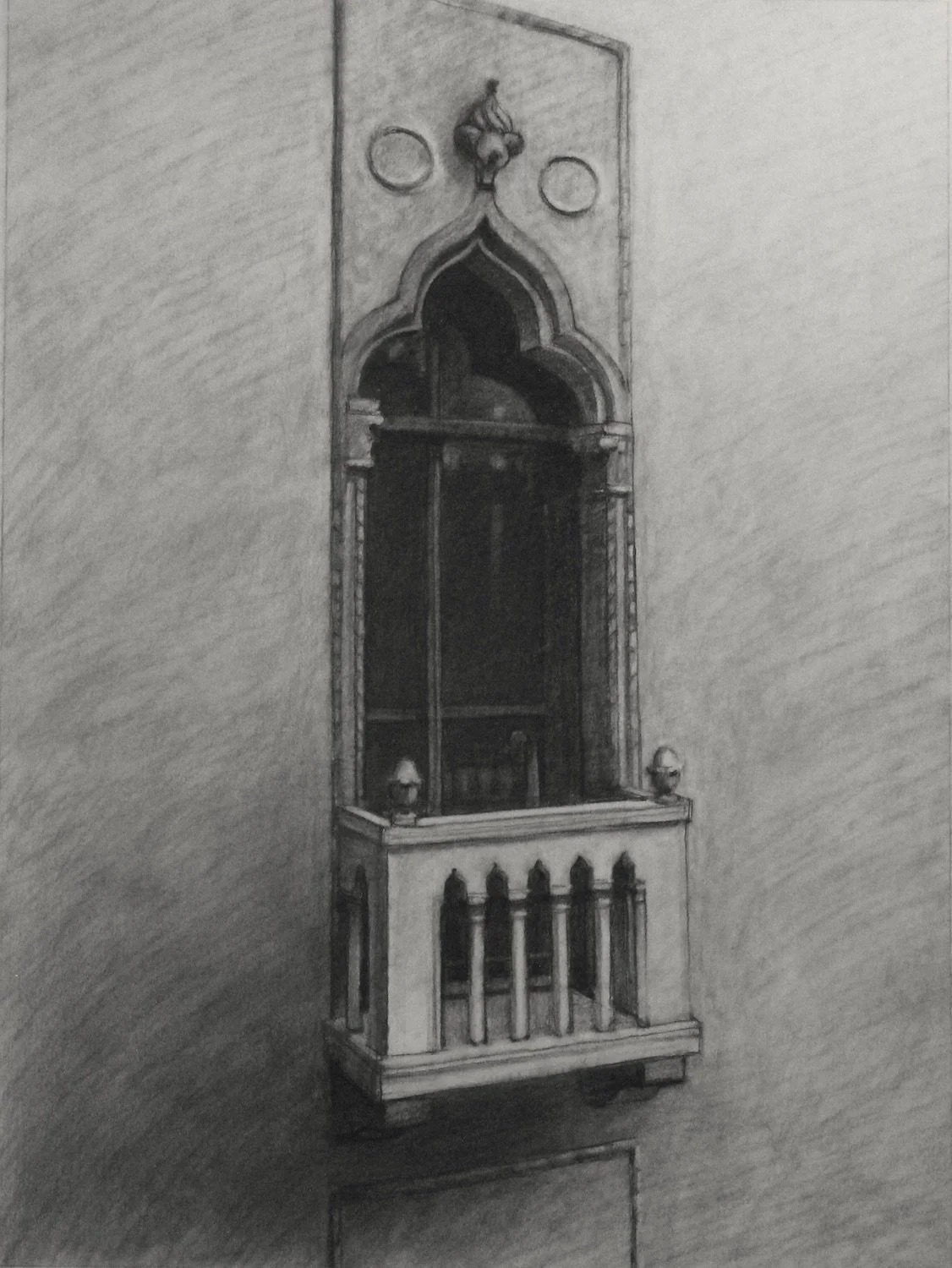   George Martin ,  Untitled  Charcoal, 23 x 17 in.  $1,500  