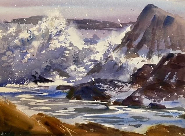 Michele O’Neil, Splash Watercolor, 14 x 20 in. $860