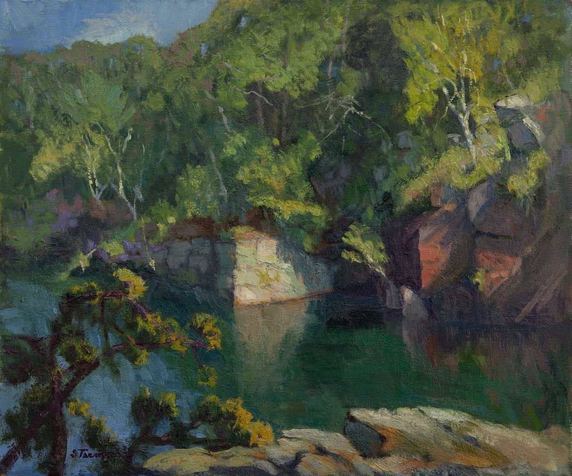 Susan Termyn , Summer Light, Starfield Oil on linen, 20 x 24 in. $3,200
