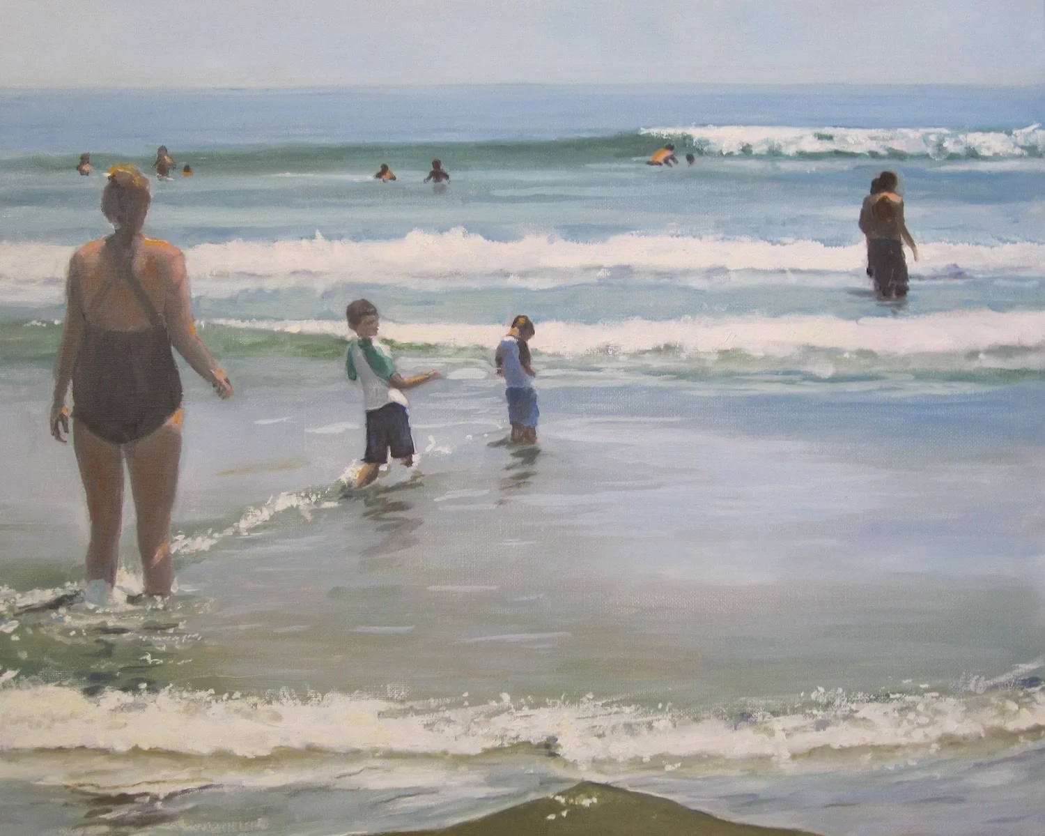   Hilary Baldwin ,  Good Harbor  Oil, 16 x 20 in.  $1,100   Ginger Greenblatt Memorial Award for excellence in painting, given in her memory by RAA&amp;M                          