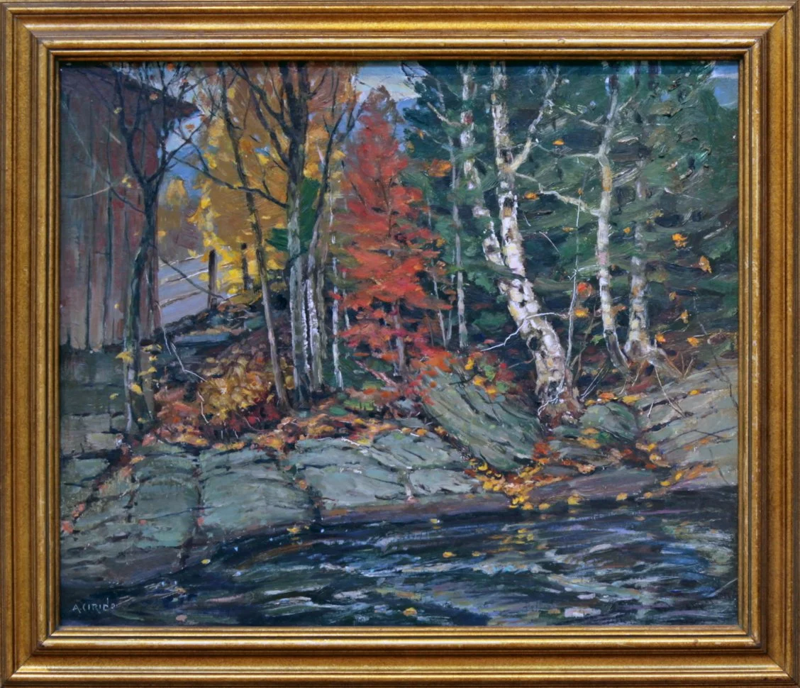   Lot 95 -  Vermont Birches   Antonio Cirino  (1888-1983)  oil on canvas, 20 x 24 in., sigend l.l.  very good, estimate: $1,500-2,000 