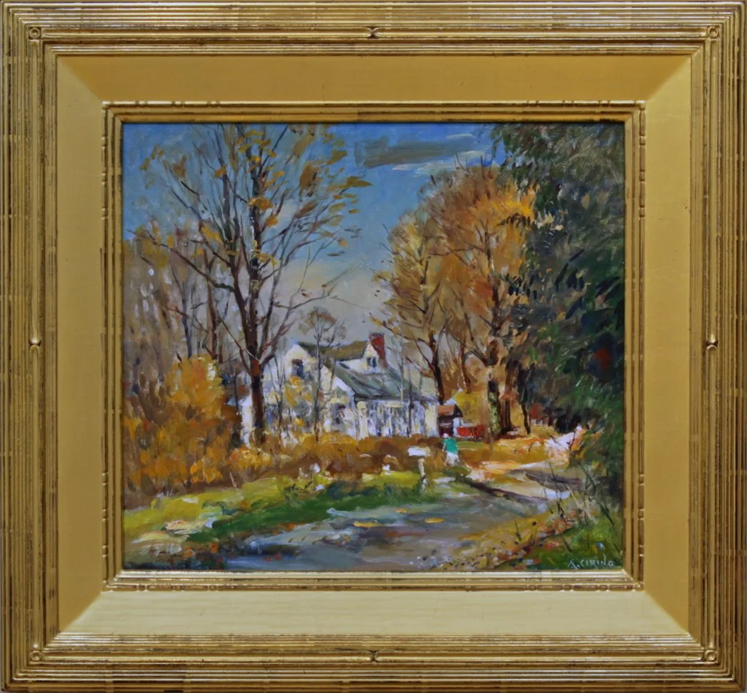   Lot 160 -  Waning Fall   Antonio Cirino  (1888-1983)  oil on board, 18 x 20 in., signed l.r.  excellent, estimate: $1,000-2,000 