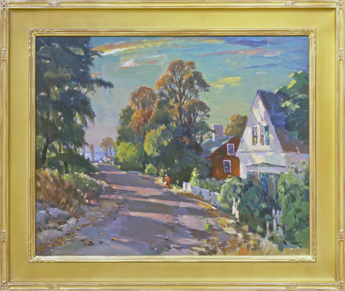   Lot 162 -  Road to the Sea, Rockport   Antonio Cirino  (1888-1983)  oil on canvas, 24 x 30 in., signed l.l.  very good, estimate: $3,000-4,000 