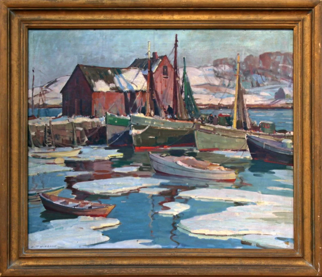   Lot 178 -  Motif #1 in Winter   Aldro T. Hibbard  (1886-1972)  oil on canvas, 25 x 30 in., signed l.l.  good, estimate: $8,000-12,000 