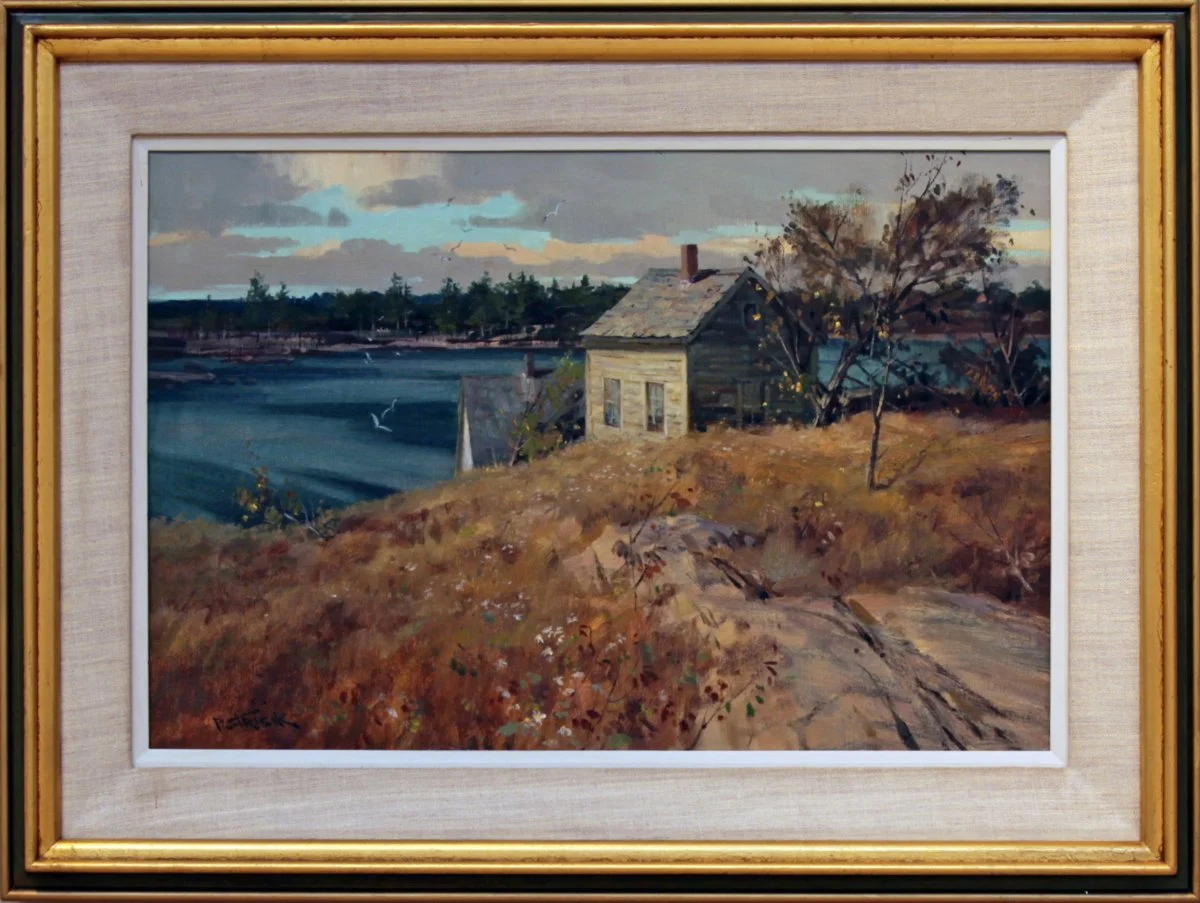   Lot 190 -  Bay View   Paul Strisik  (1918-1998)  oil on canvas, 16 x 24 in., signed l.l.  very good, estimate: $2,000-3,000 