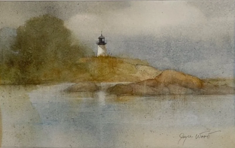   Joyce Wood ,  Ten Pound  Watercolor, 5 x 8 in.  $350  