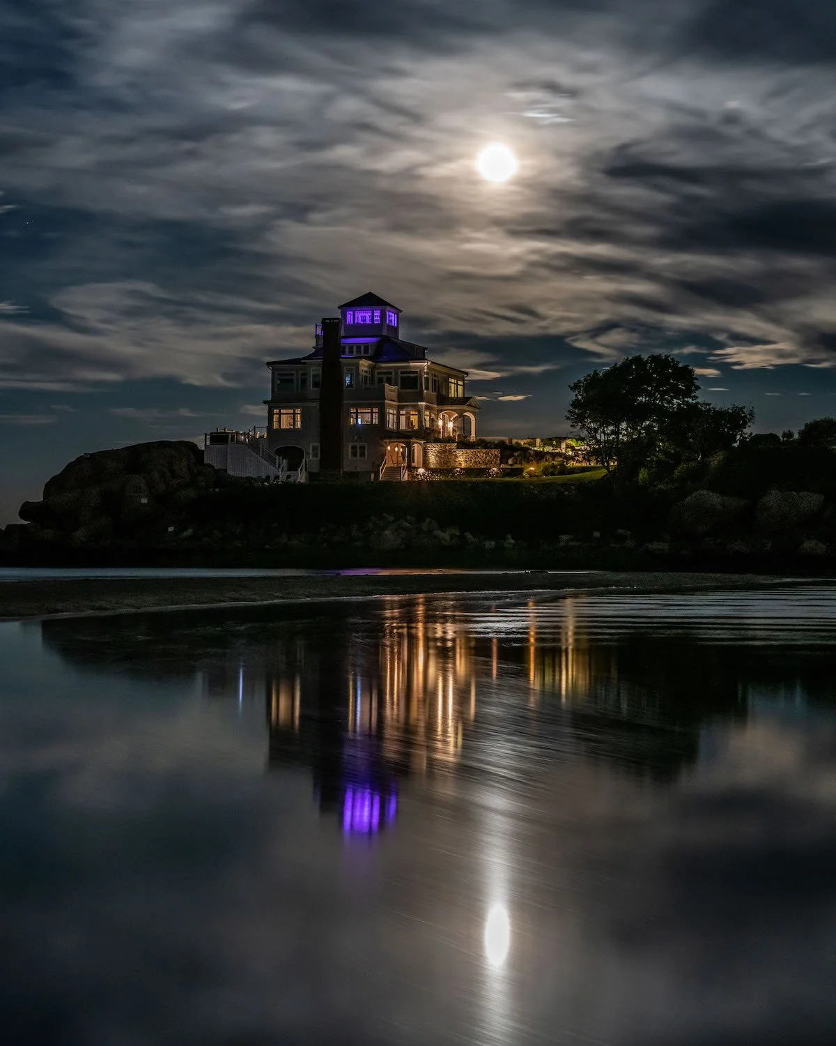  Dawn McDonald ,  Sturgeon Moon Reflections  Photography, 16 x 20 in.  $450   Honorable Mention  