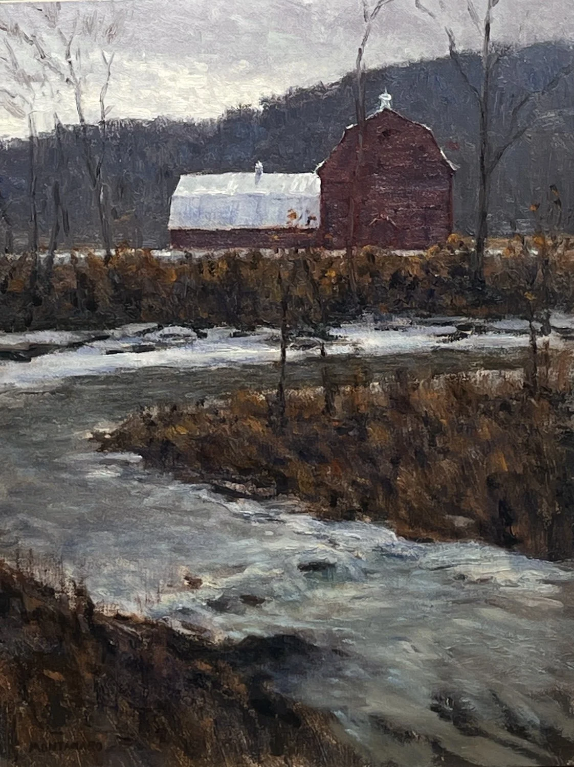   Todd Montanaro ,  Tin Roof  Oil, 12 x 16 in.  $1,600  