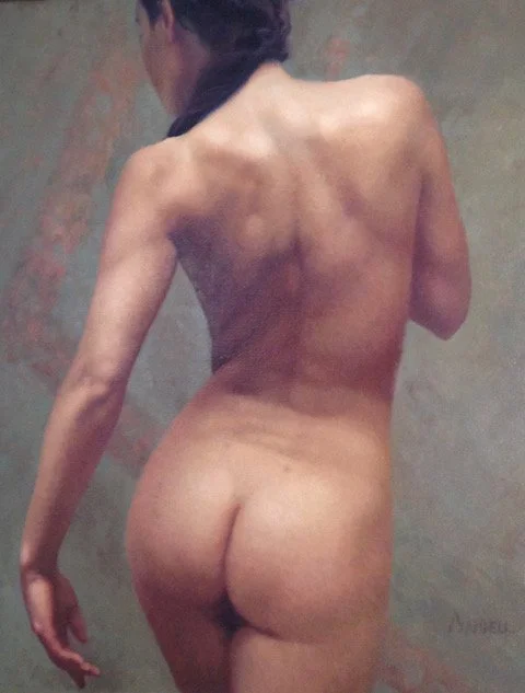   Pamela Pindell ,  Muse   Oil on linen 36 x 30 in.  $30,000  