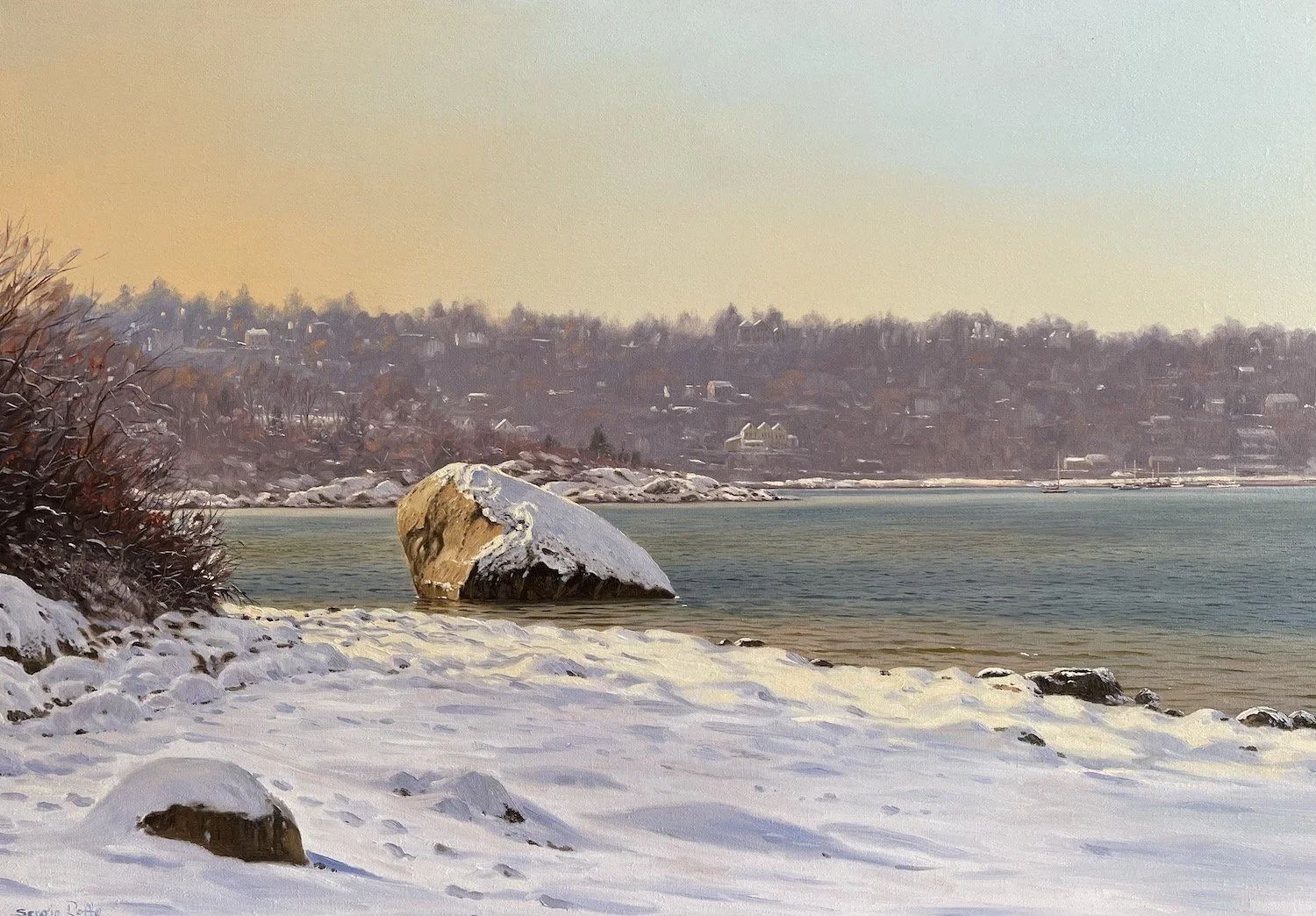   Sergio Roffo ,  Spring Thaw  Oil on canvas, 24 x 36 in.  $18,500  