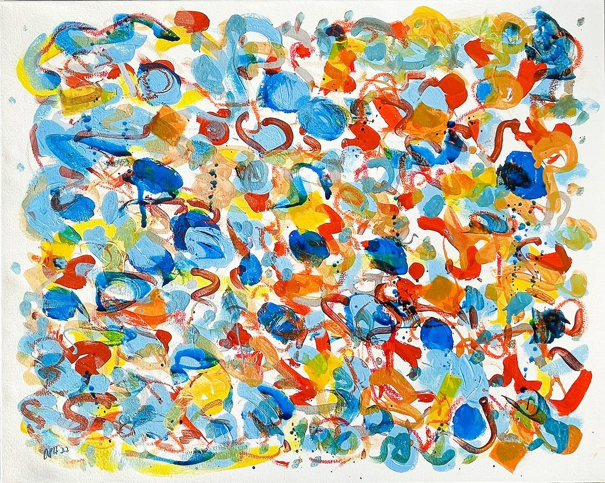 Amy Pearce Hamlet , Love and Loss Mixed media, 24 x 30 in. $400