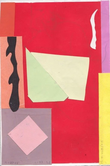 Suzanne Ulrich , No. 2705 Collage, 11 x 7 1/2 in. $1,200