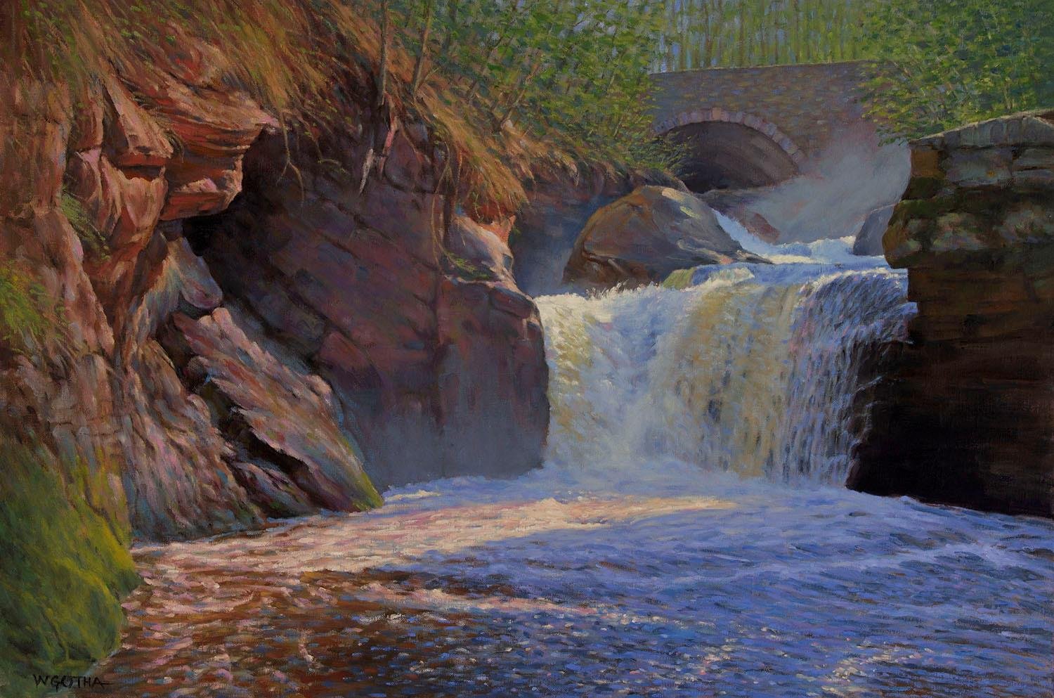 William Gotha , Sunlight and Thunder Oil, 24x36 $4,500
