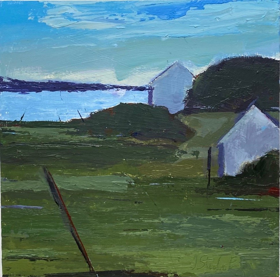 Jeannette Steele Esposito , Two by Two Acrylic, 8x8 $275