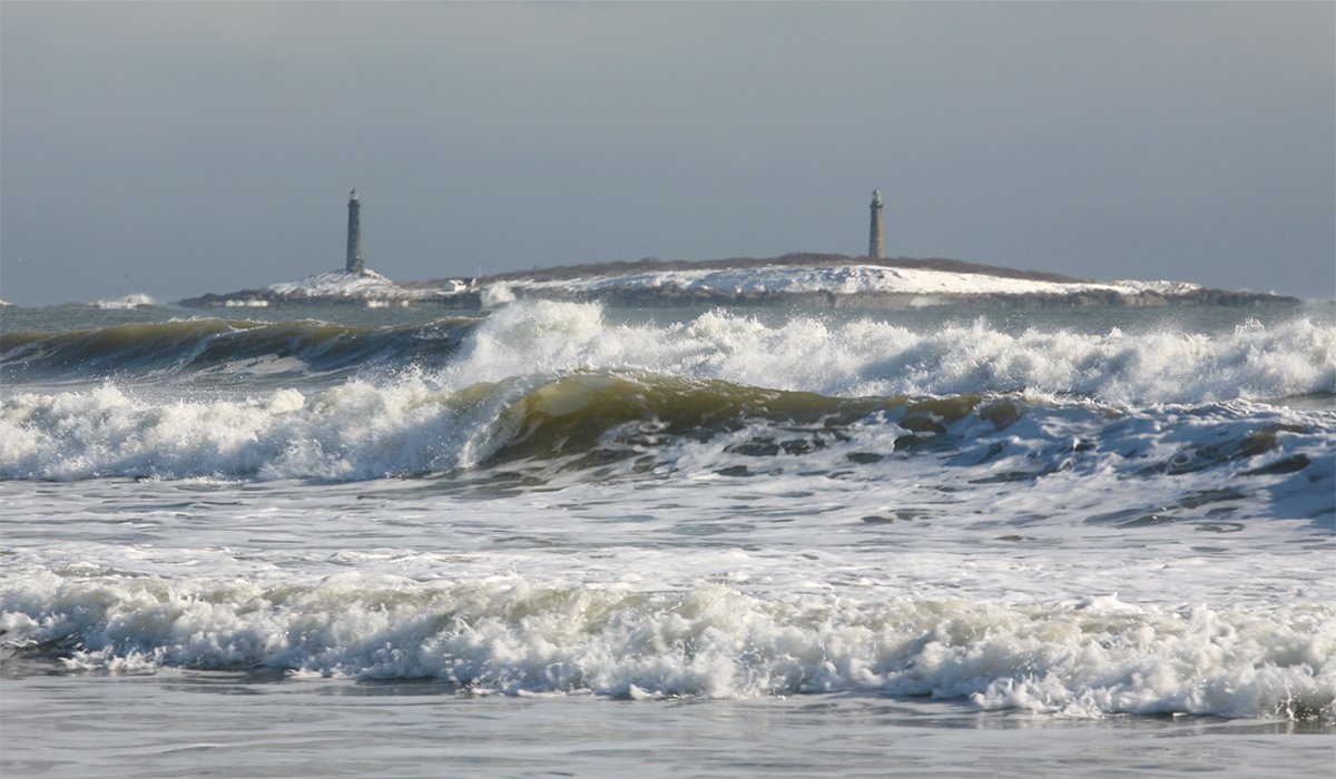 Law Hamilton , Thacher Island January Photograph, 4x7 $150