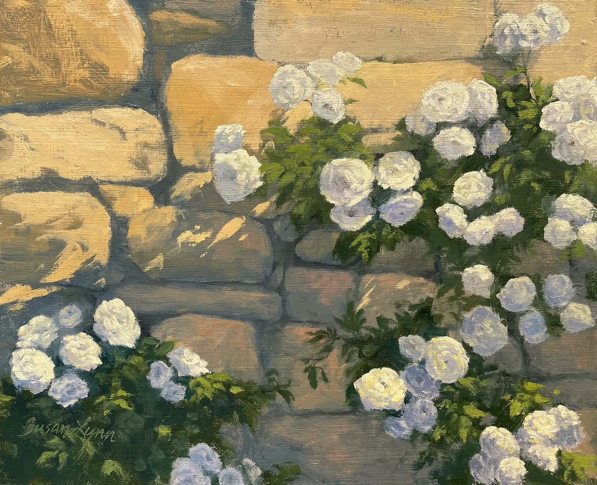 Susan Lynn , Stone and Roses Oil, 8x10 $800