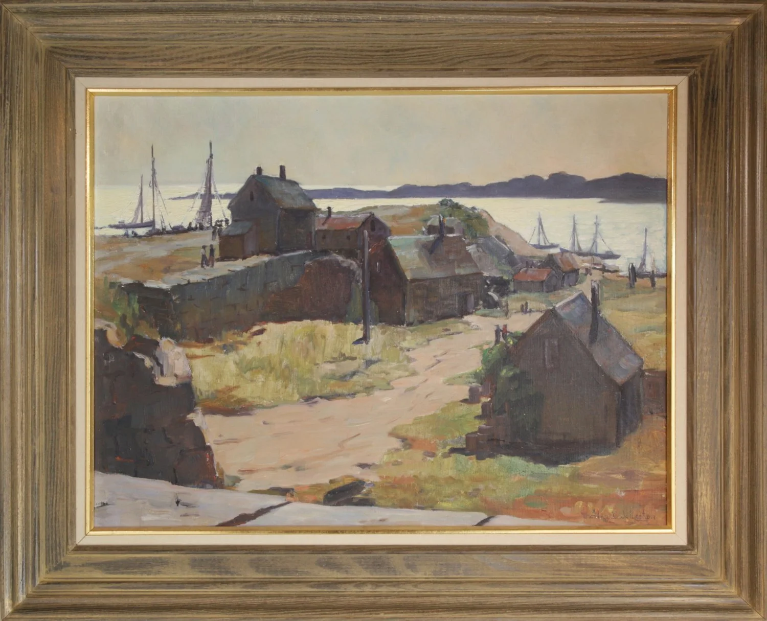   Lot 52 -  Alice Davis Johnson (1928-1986)  Early Morning, Cape Ann   oil on canvas, 18 x 24 in., signed l.r. very good, estimate: $400-700 