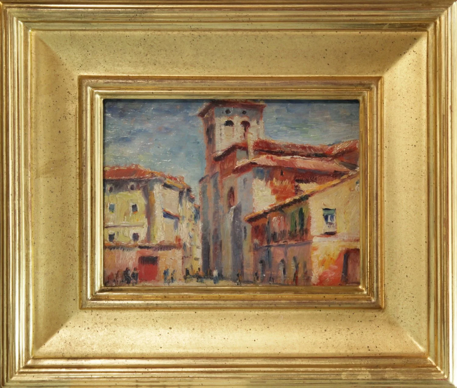   Lot 139. Max Kuehne (1880-1968)    Spanish Afternoon, 1922      oil on board, 6 x 8 in., signed l.r.  condition: very good estimate: $1,500-2,000     Price: $1,770   ($1,500+$270)  (price includes 18% buyer’s premium) plus sales tax, if applicable 
