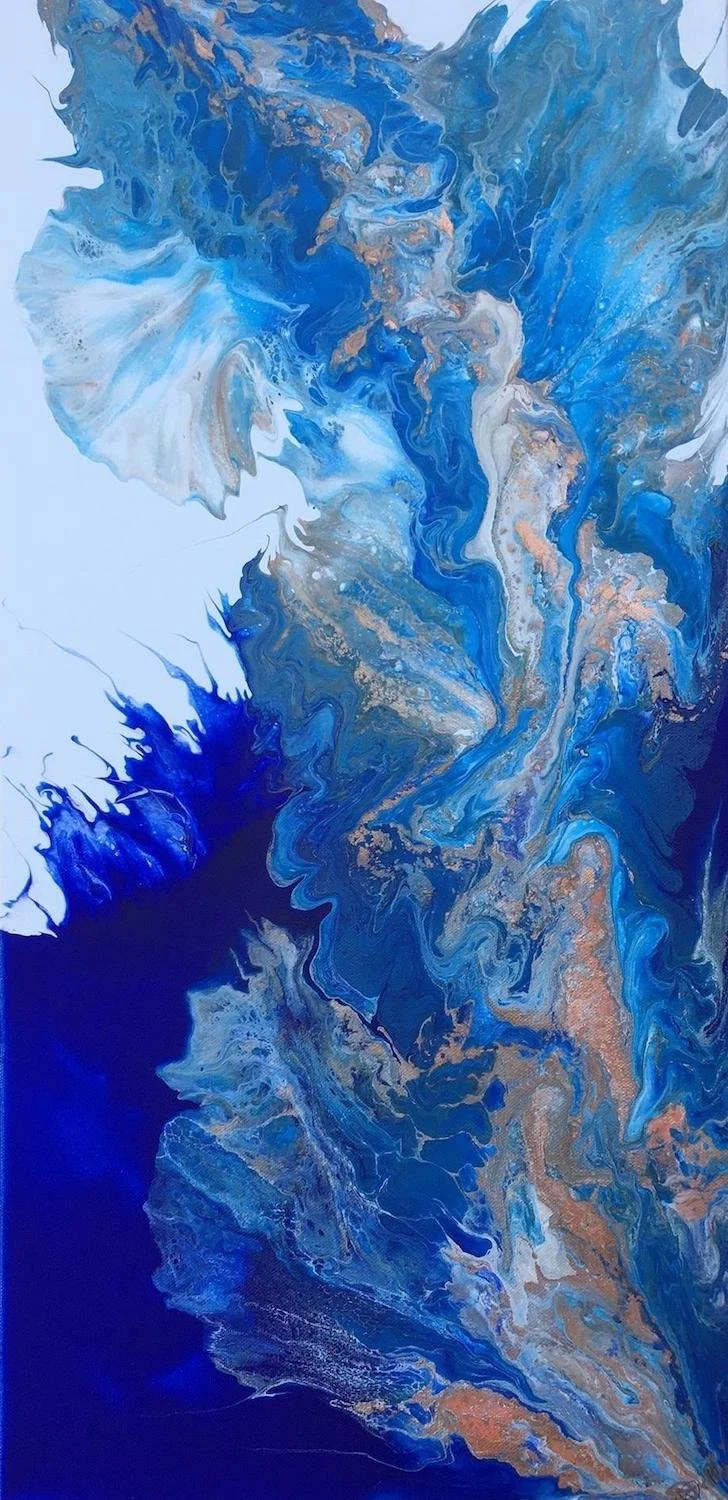 Diane Britt, Fountain Acrylic, 24x12 $400