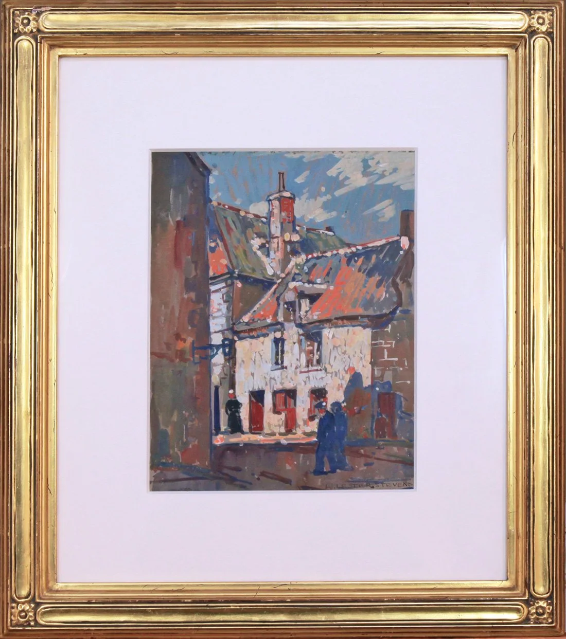  Lot 2 - W. Lester Stevens (1888-1969)  Brittany, France   gouache, 10.5 x 8 in., signed l.r. very good, estimate: $1,000-$1,500 (exhibited in the RAA&amp;M W. Lester Stevens Retrospective 2003) 