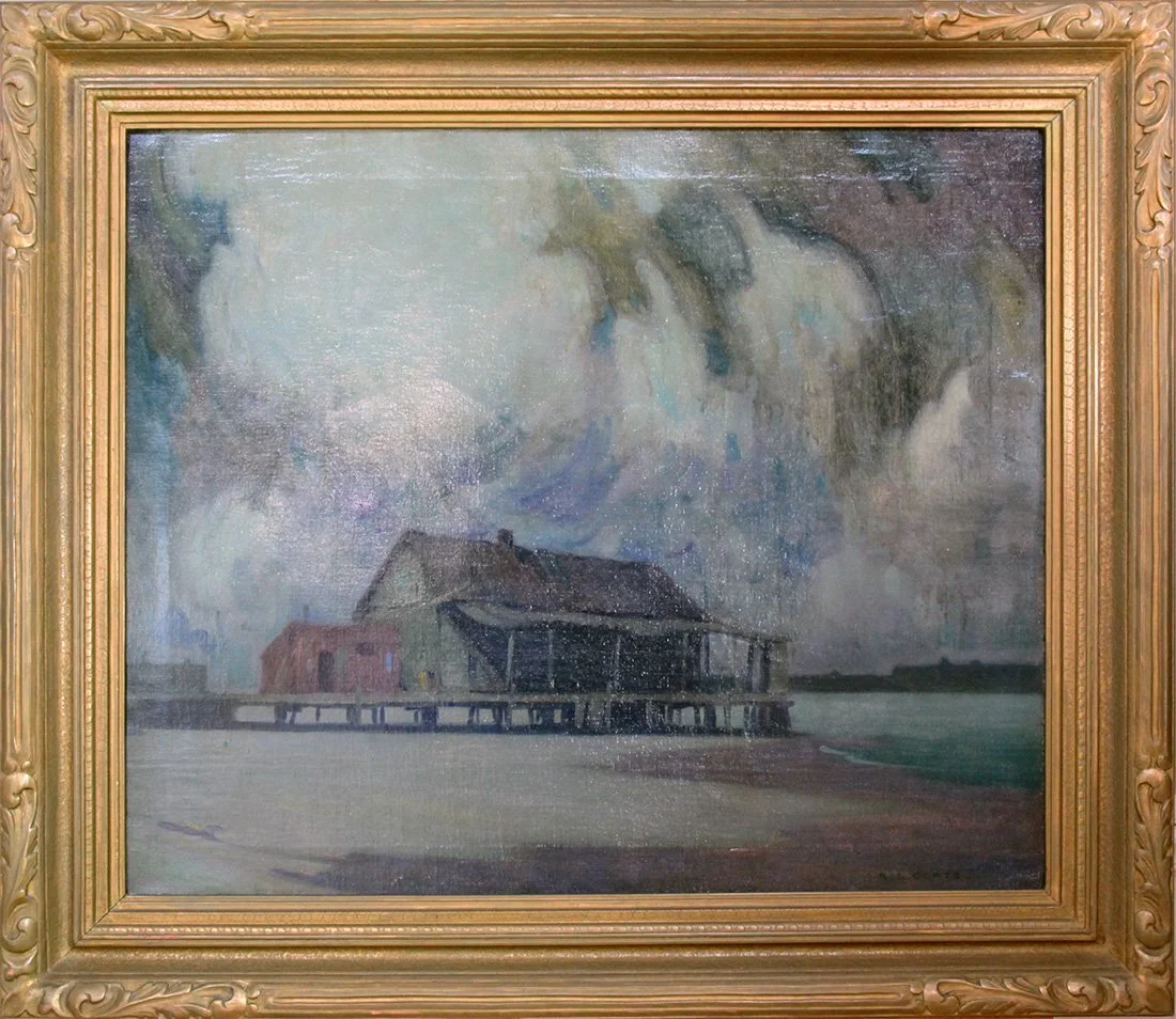   Lot 165 - Randolph L. Coates (1891-1957)  Thunder Clouds   oil on canvas, 25 x 30 in., signed l.r. good, estimate: $800-$1,200 