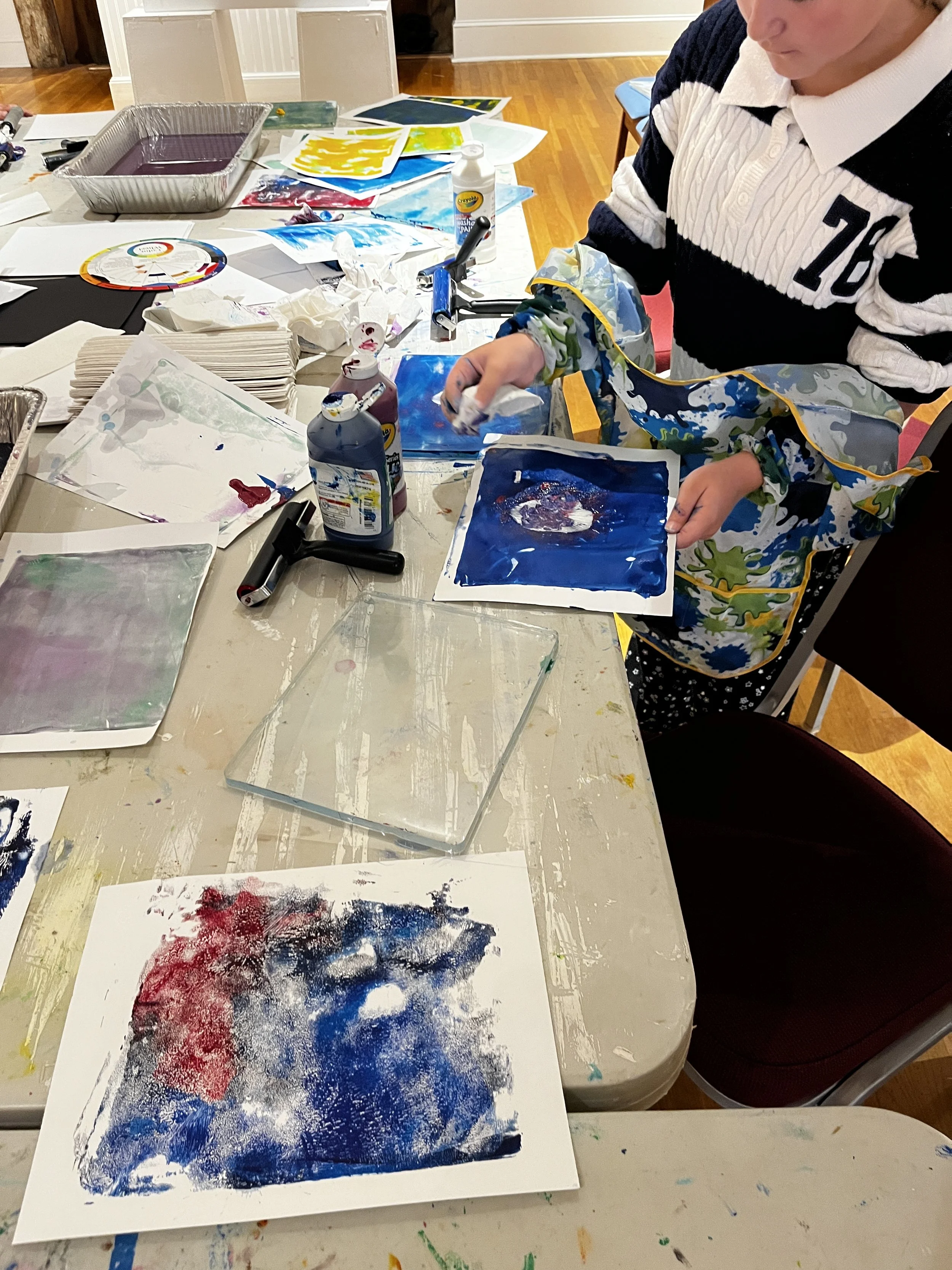 Gel Plate Printmaking!
