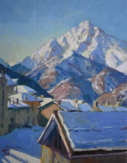 2025_WeeksMeghan_Sauze Old Village_14x11.jpeg