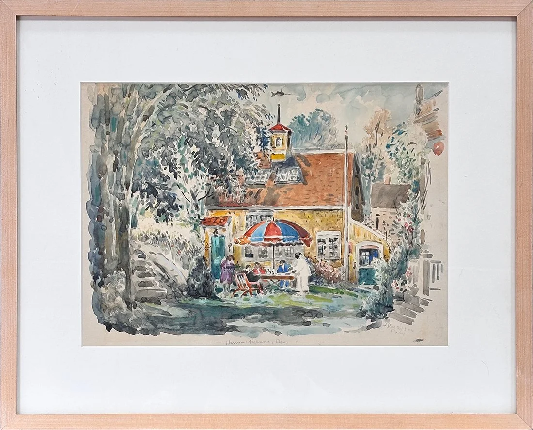   Lot 14 - Harrison Cady (1877-1970)  Café   watercolor, 10.25 x 14.25 in., signed l.r. very good, estimate: $500–$800 