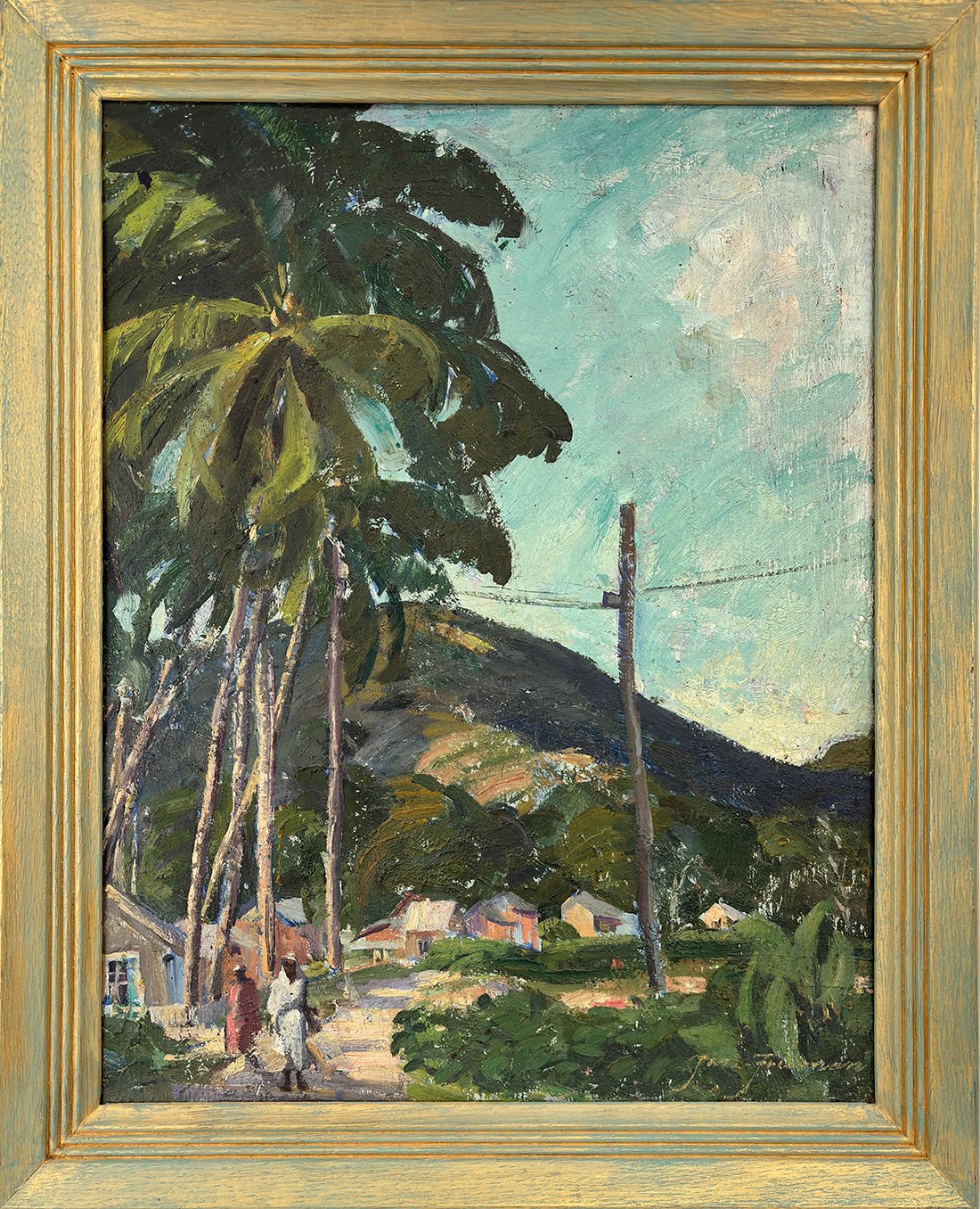  Lot 33 - Jane Freeman (1883-1963)  Landscape   oil on board, 17.75 x 13.75 in., signed l.r. very good, estimate: $800–$1,200 