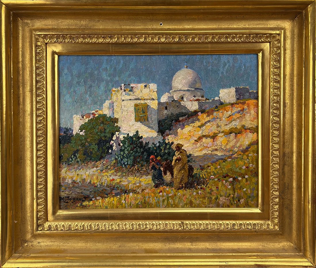   Lot 35 - Marcel Thibault (1898-1944)  Afternoon Light   oil on canvas mnt. on board, 10.75 x 13.75, signed l.l. very good, estimate: $500–$800 