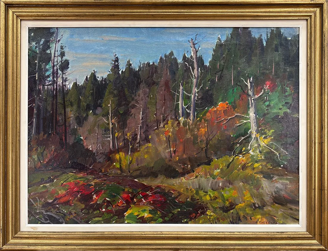   Lot 39 - Aldro T. Hibbard (1886-1972)  Fall Woods   oil on canvas, 22 x 30 in., signed l.r. very good, estimate: $3,000–$5,000 