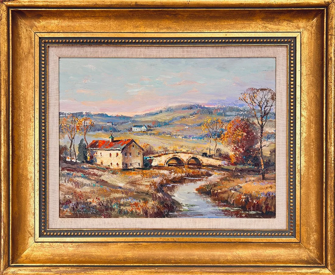   Lot 40 - Wayne Morrell (1923-2013)  Near Brandamore PA off at Rt.29   oil on board, 12 x 16 in., signed l.l. (1987) very good, estimate: $400–$600 