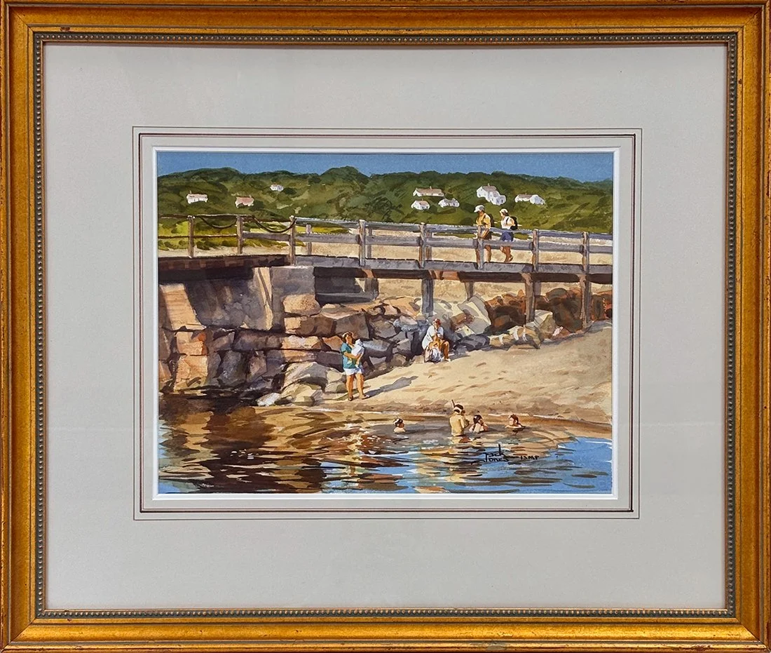   Lot 97 - Jack Jones (1940-2011)  Good Harbor Beach   watercolor, 11.75 x 15.75 in., signed l.r. excellent, estimate: $300–$500 