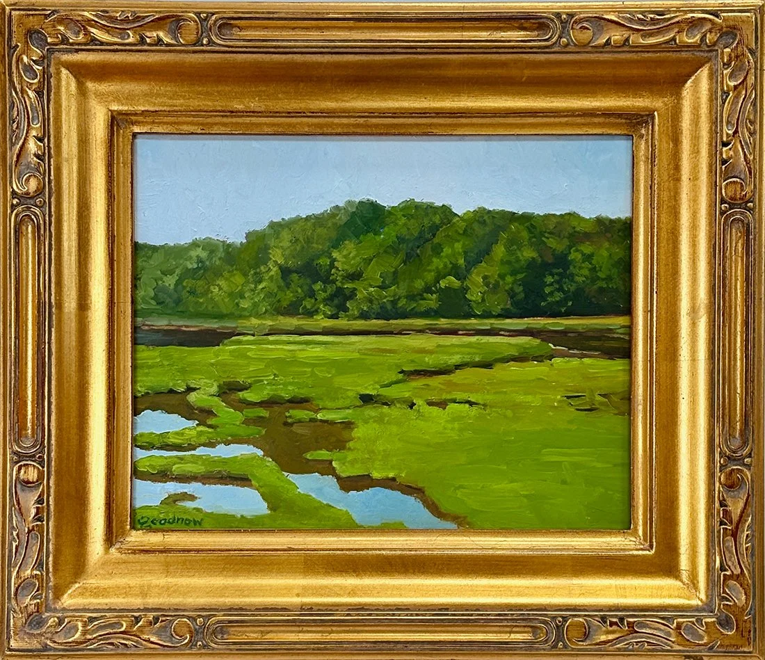   Lot 98 - Paul Goodnow (1958-2012)  Summer Marsh   oil on board, 8 x 10 in., signed l.l. very good, estimate: $500–$700 
