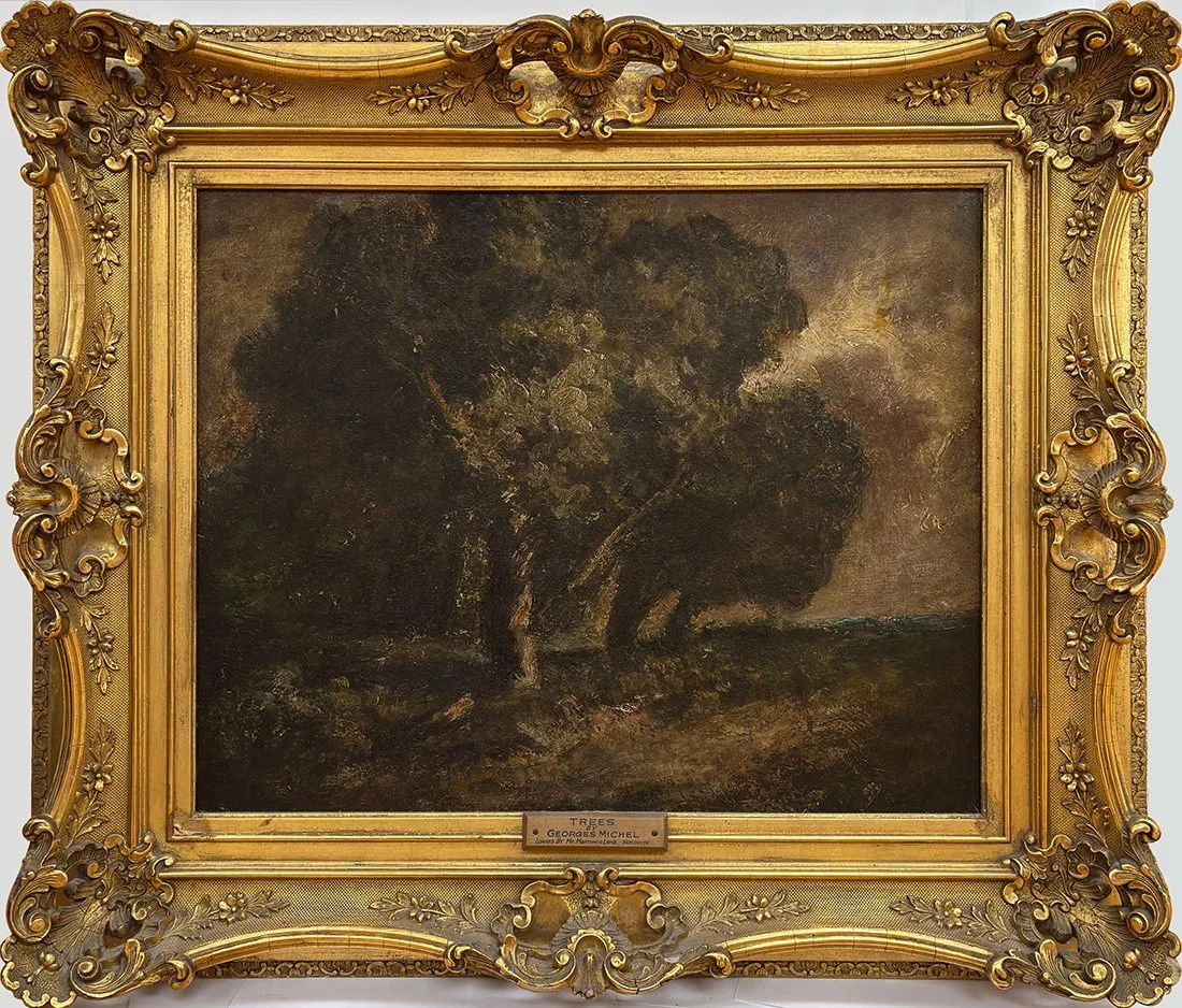   Lot 175 - Attrib. to Georges Michel (1763-1843)  Trees   oil on canvas, 18 x 22.5 in., unsigned good, estimate: $2,500–$3,500 