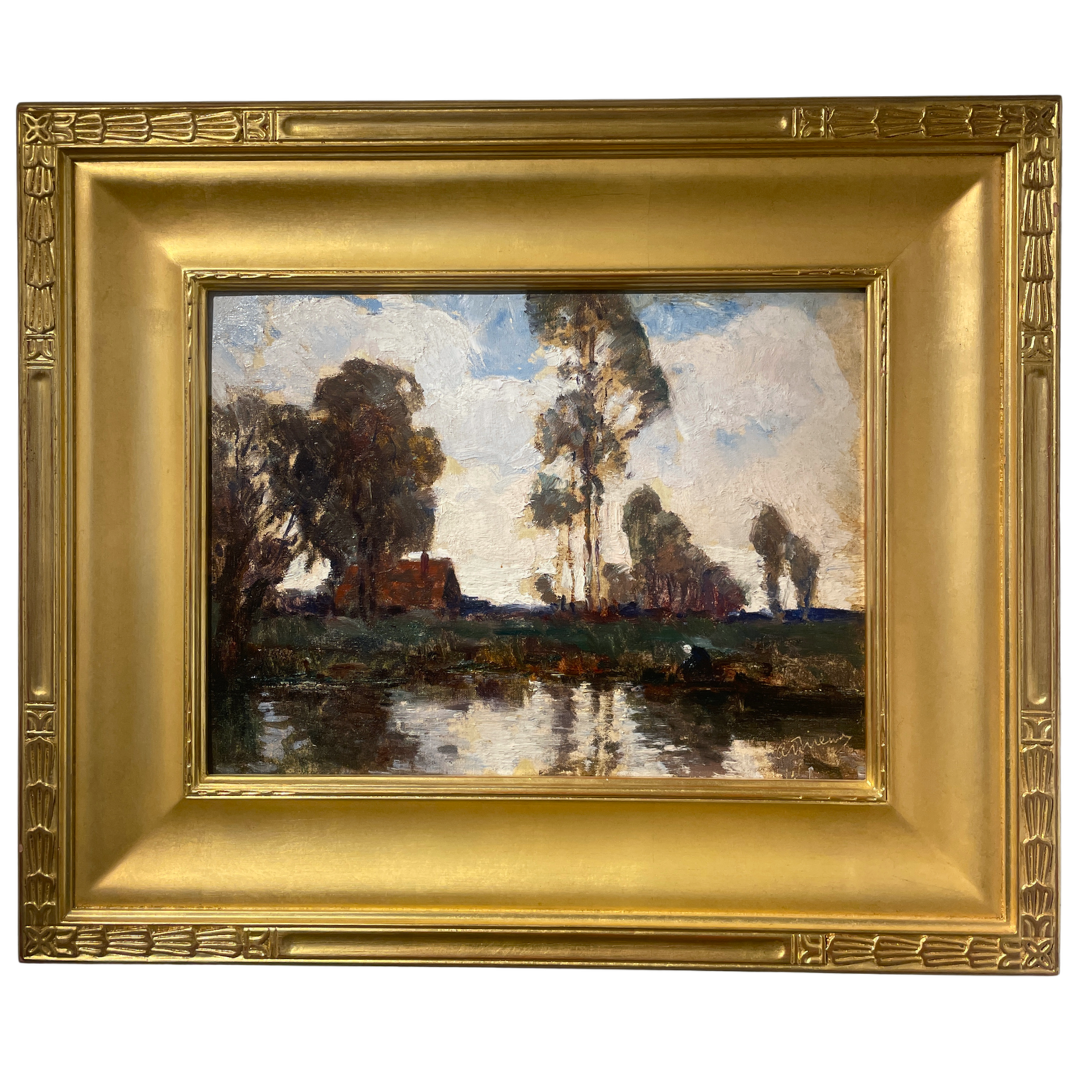   Anthony Thieme (1888-1954)    Rural Landscape   Oil on Board, 12 × 16 in. Price: $2,500 