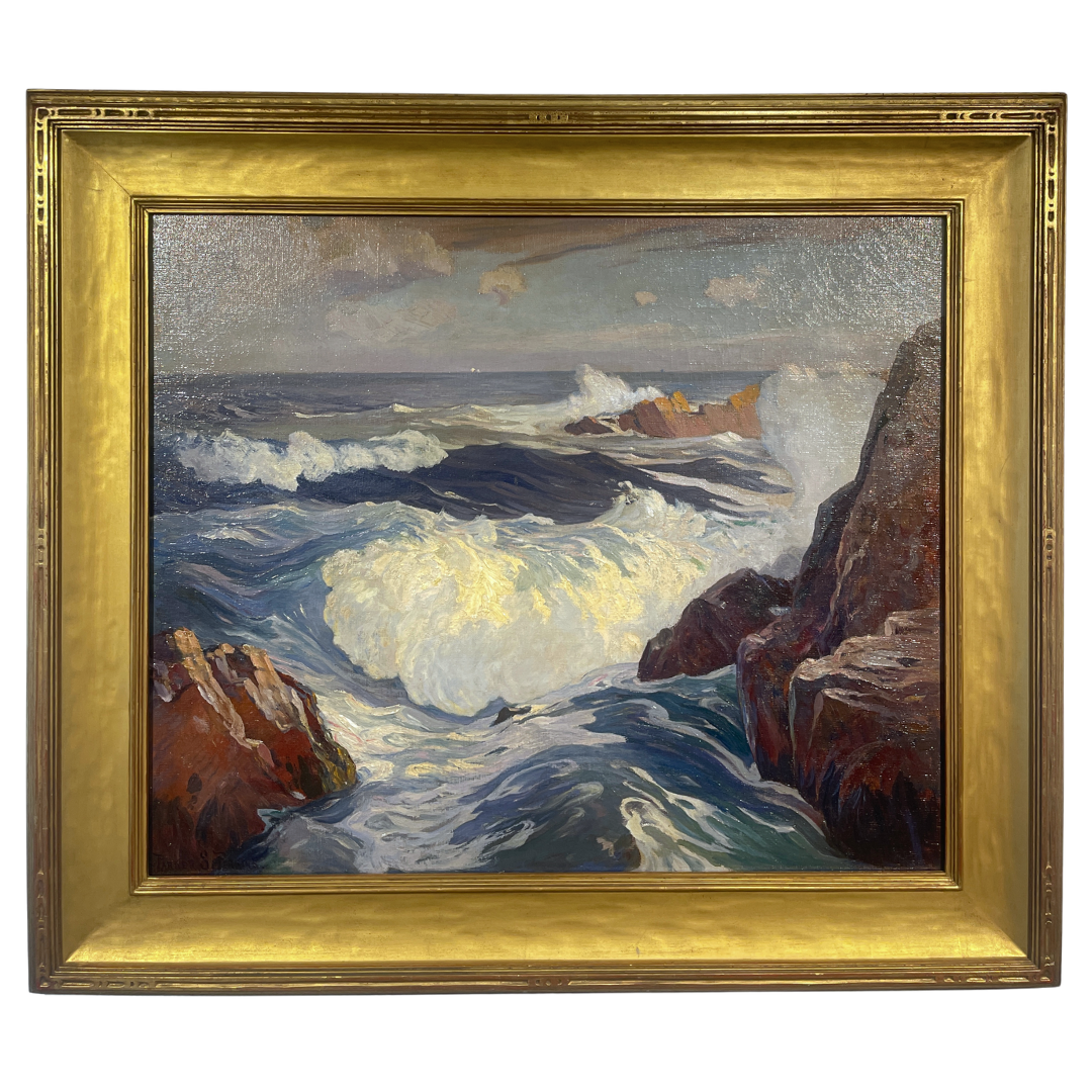   Parker Perkins (1862-1942)    Back Shore, Gloucester   Oil on Canvas, 25 × 30 in. Price: $5,000 